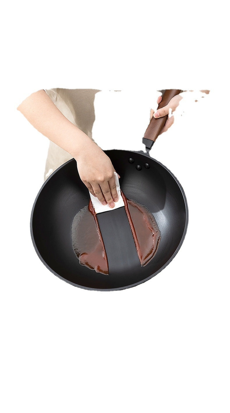 Wok aus raffiniertem Eisen