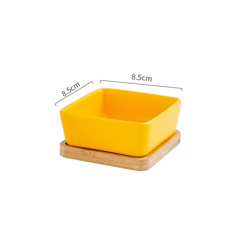 Katzenbowl mit Holzstütze – 200 ml – Bild 3 | LuxeStyle