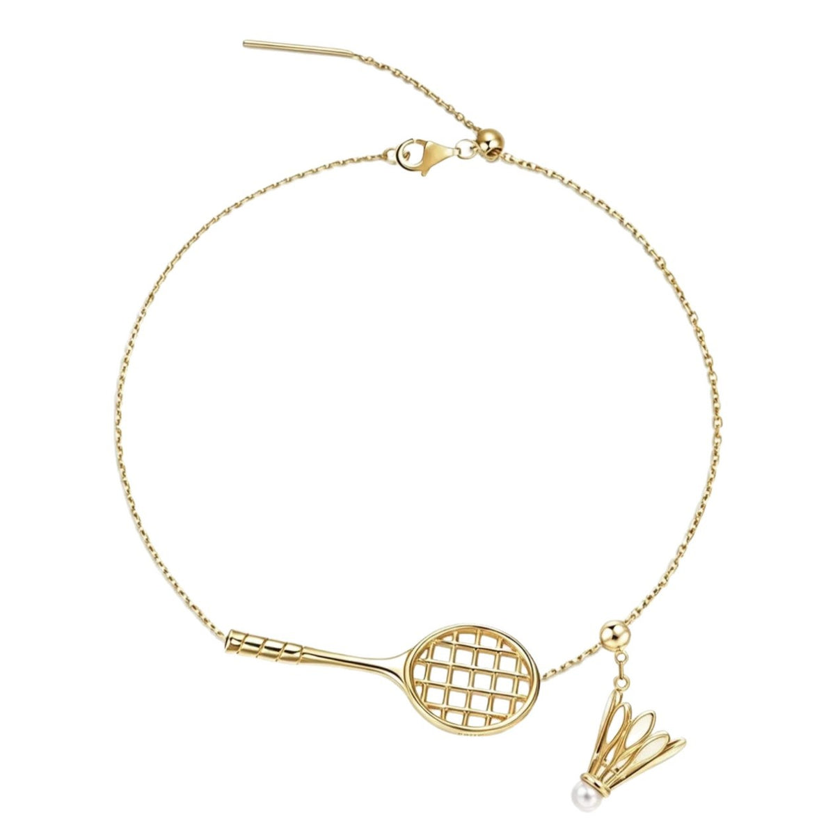 Armband mit Badmintonschläger-Anhänger – Bild 5 | LuxeStyle