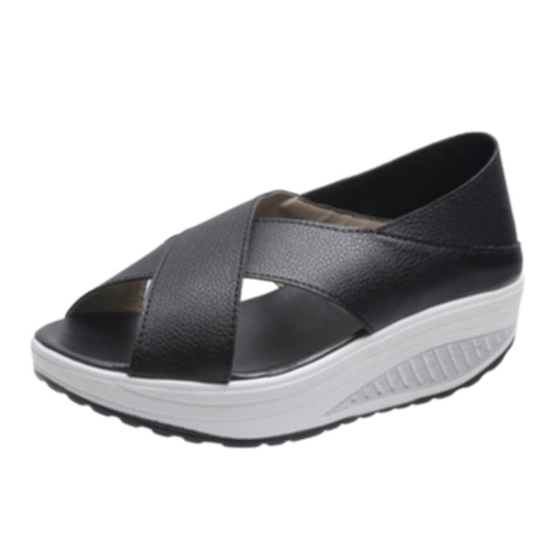Atmungsaktive Casual Sandalen mit Fischmund‑Design – Bild 9 | LuxeStyle