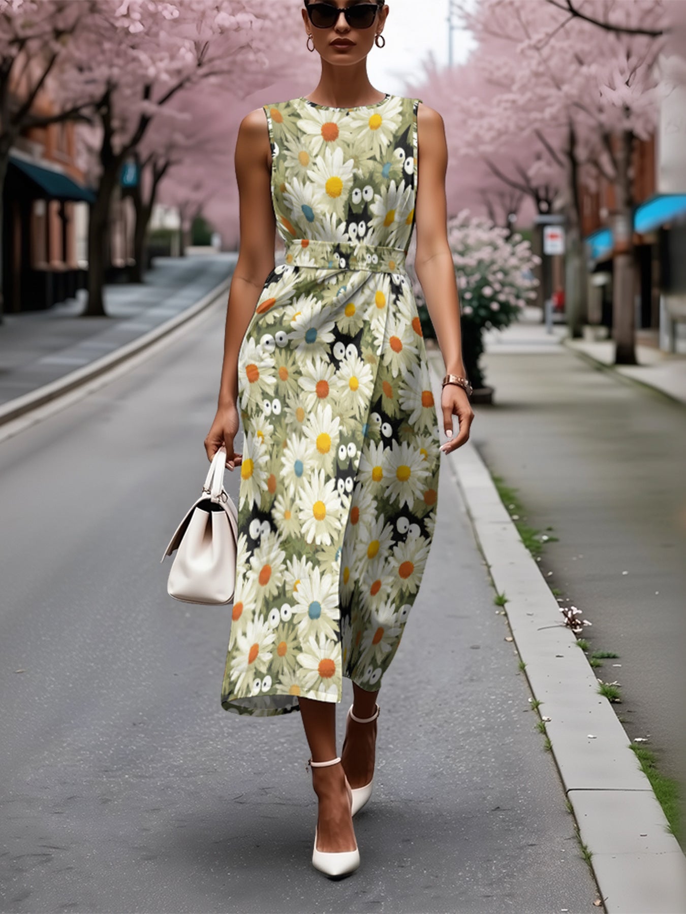 Elegantes ärmelloses Kleid