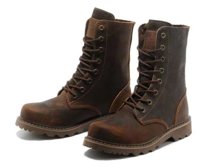 Martin Boots mit hohem Schaft und runder Zehenpartie