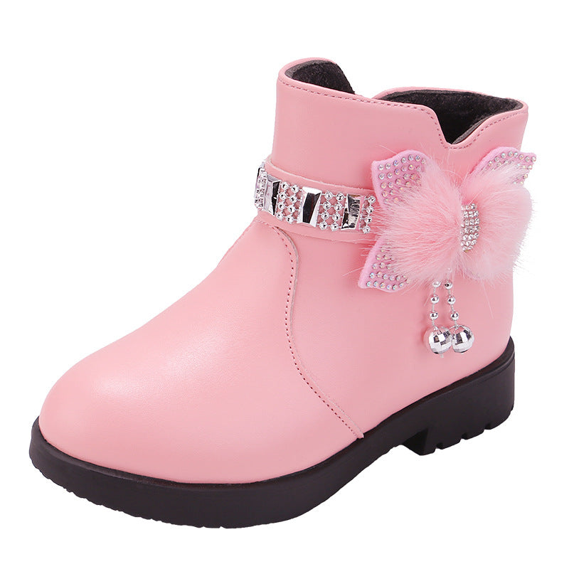 Warme Prinzessinnen-Stiefel mit Schleife – Bild 9 | LuxeStyle