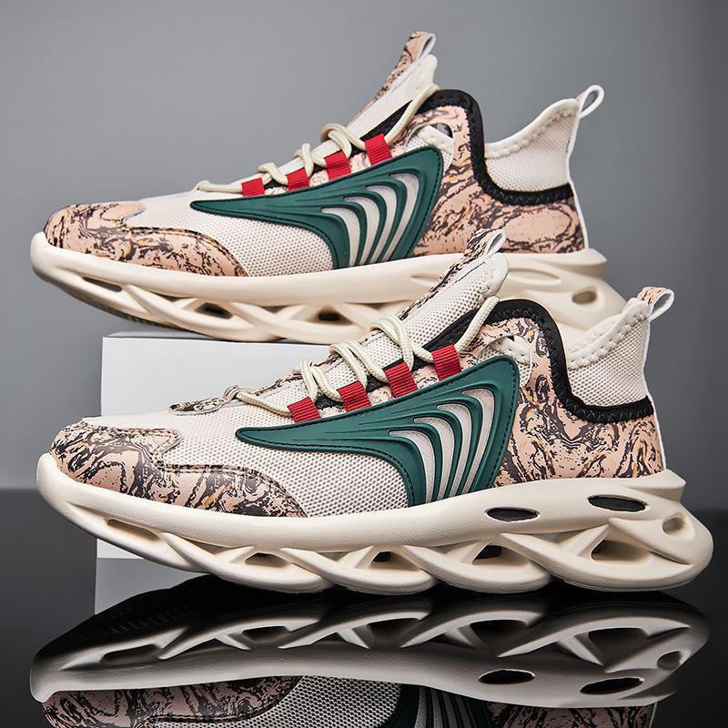 Atmungsaktiver Mesh-Sneaker mit Graffiti-Design – Bild 3 | LuxeStyle