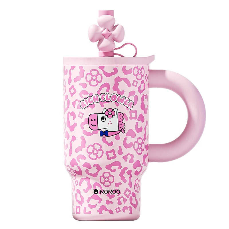 Lustige Leoparden-Tasse