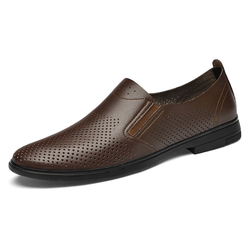 Herren Casual Lederschuhe mit weicher Sohle