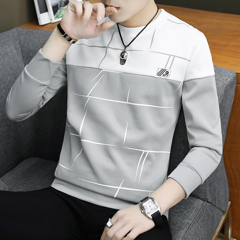 Herren Colorblock Sweatshirt Streifen