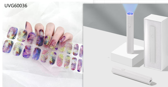 Blush UV Semi-Cured Gel-Nagelsticker – Bild 17 | LuxeStyle