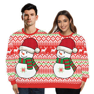 Weihnachts-Hoodie mit 3D-Digitaldruck | LuxeStyle