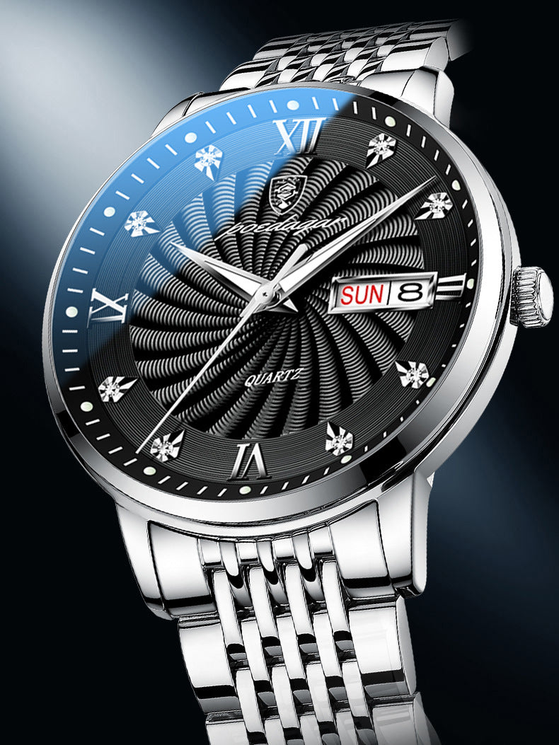 Luxus-Stahlarmband-Uhr – Bild 1 | LuxeStyle