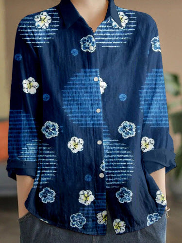 Langarmshirt mit 3D-Effekt-Muster – Bild 5 | LuxeStyle