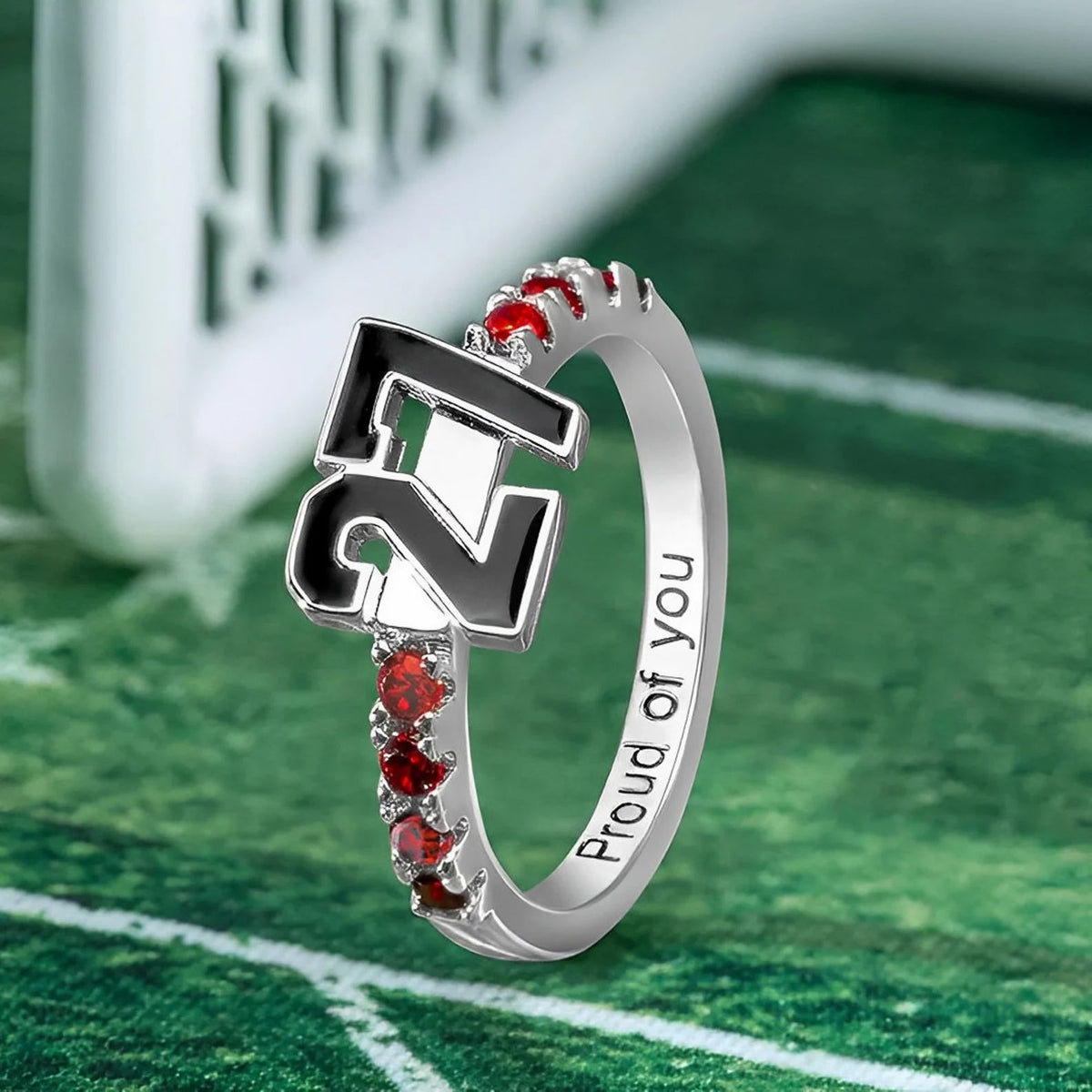 Geburtsstein Ring mit Zirkonia – Bild 1 | LuxeStyle