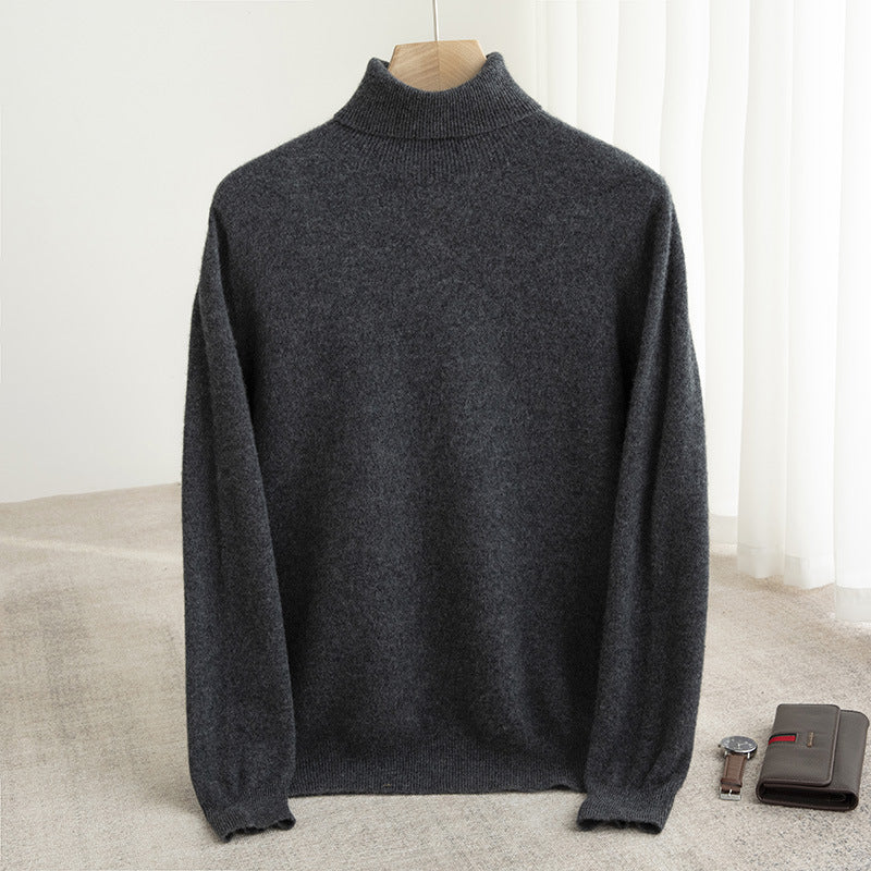 Cashmere-Pullover mit Rollkragen
