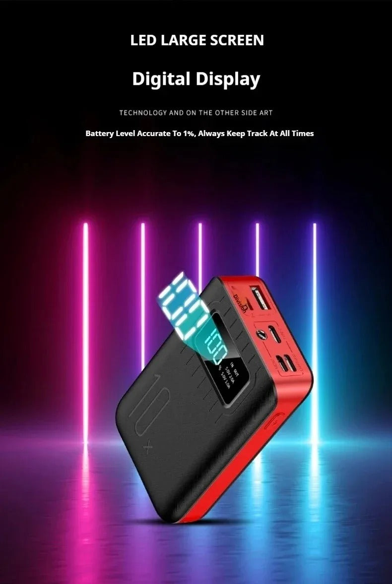 Powerbank 10000 mAh mit Schnellladefunktion