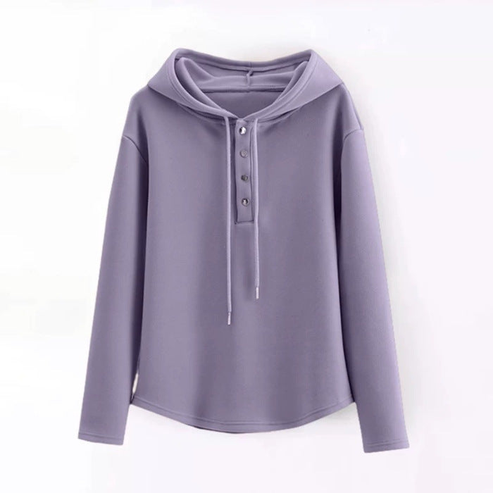 Kurzer Damen-Hoodie mit langen Ärmeln – Bild 9 | LuxeStyle