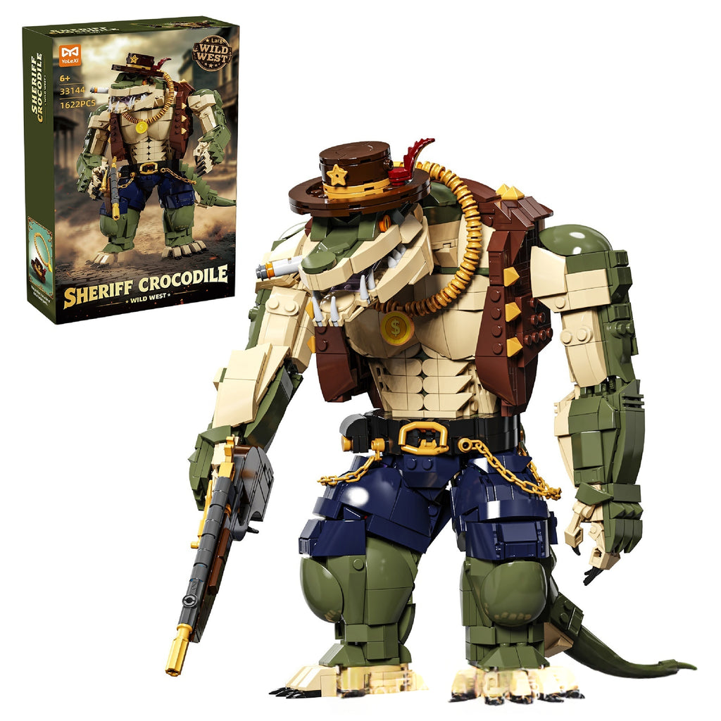 Krokodil Sheriff Baustein-Modell – Bild 4 | LuxeStyle