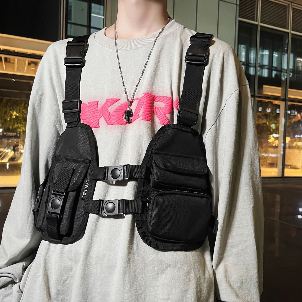 Brusttasche für Herren mit mehreren Fächern – Bild 4 | LuxeStyle