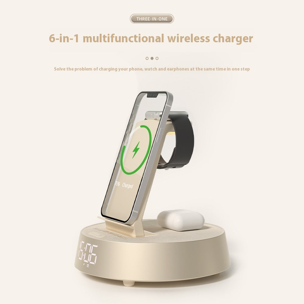 Bluetooth-Lautsprecher mit Wecker und Ladefunktion