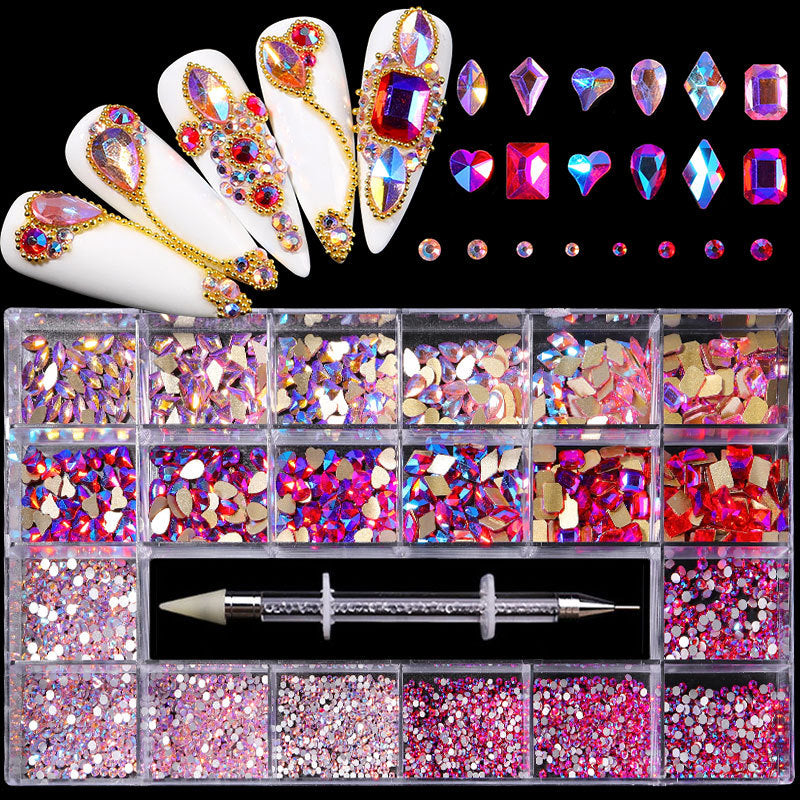 21-Gitter-Box mit Nageldiamanten – Bild 4 | LuxeStyle