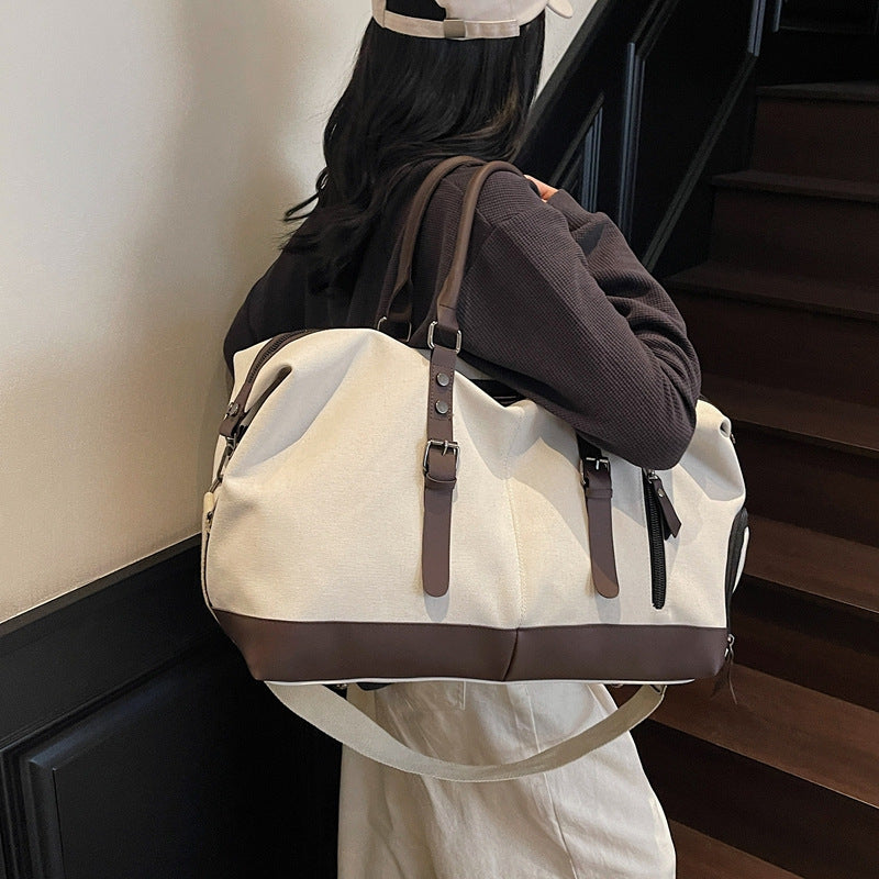 Reisetasche Schultertasche aus Canvas – Bild 5 | LuxeStyle