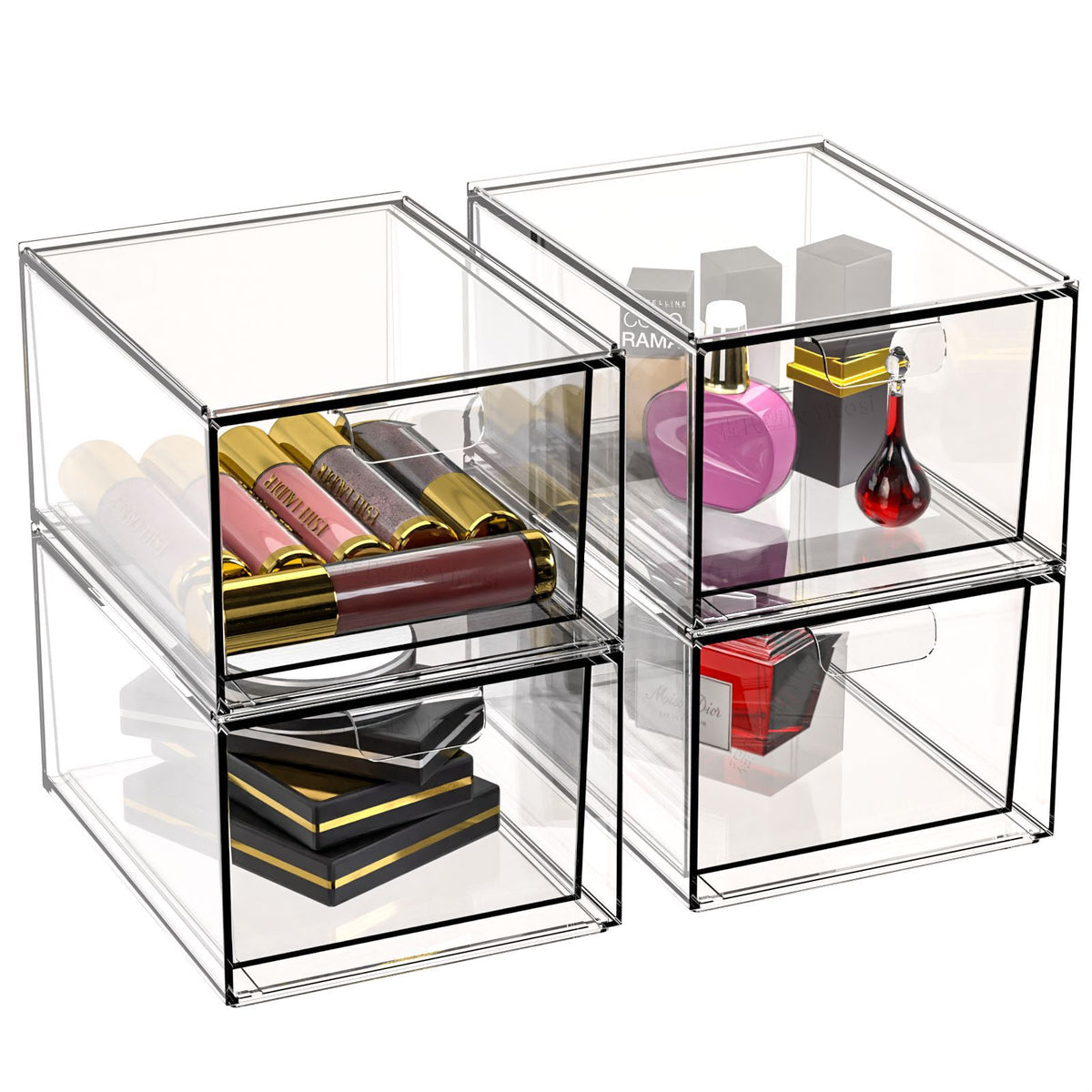 Stapelbare Acryl-Aufbewahrungsbox – Bild 9 | LuxeStyle
