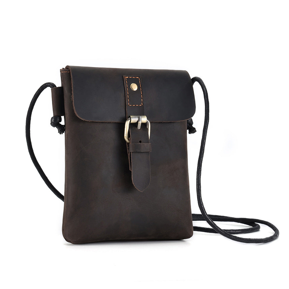 Retro-Handytasche aus Leder – Bild 10 | LuxeStyle