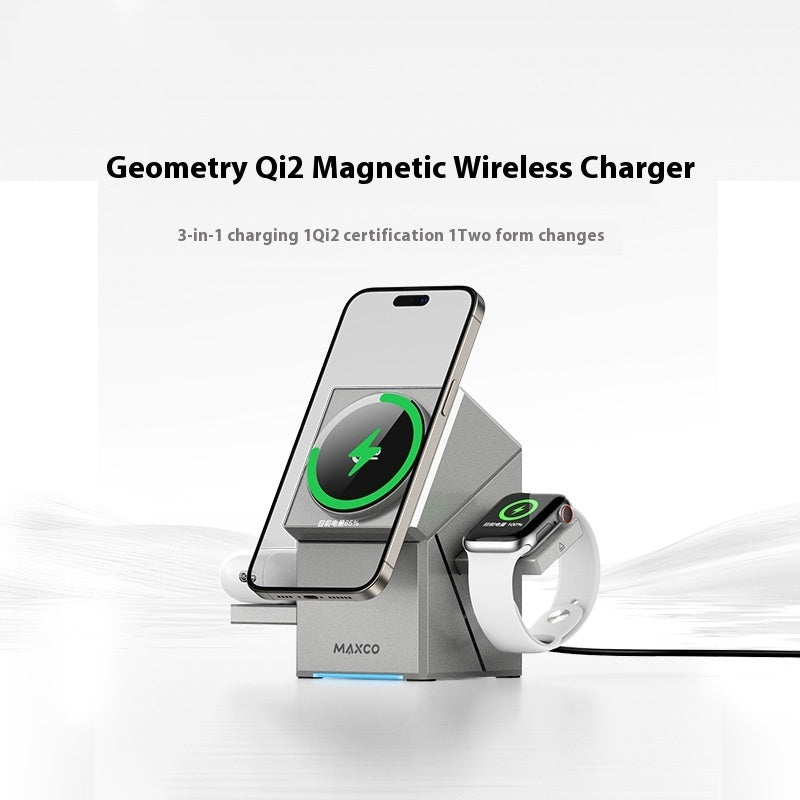 Magnetische 3-in-1-Ladestation – Bild 5 | LuxeStyle