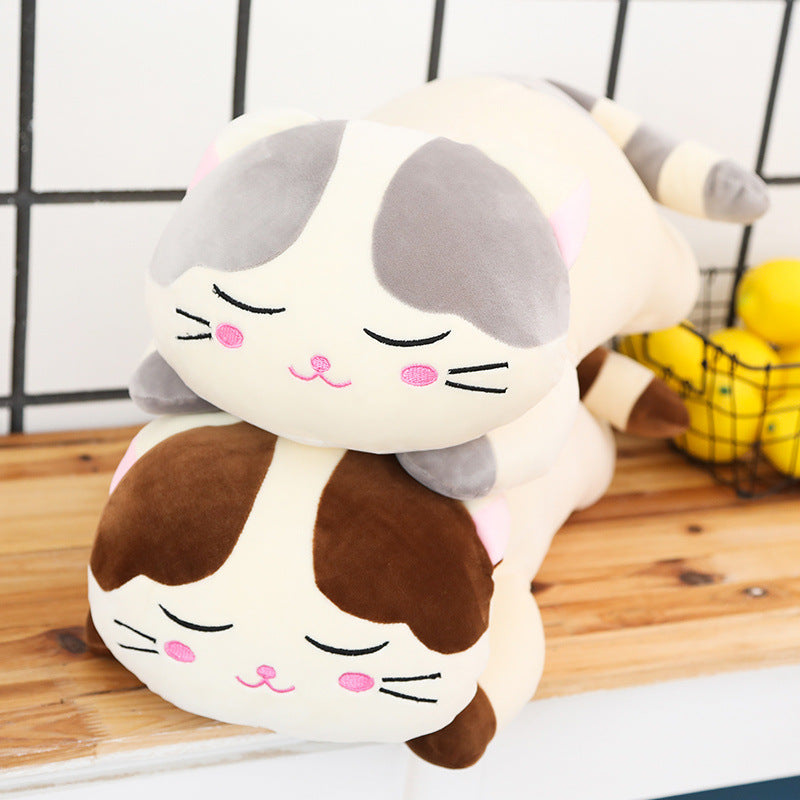Snooze-Katze Plüschtier-Kissen – Bild 3 | LuxeStyle
