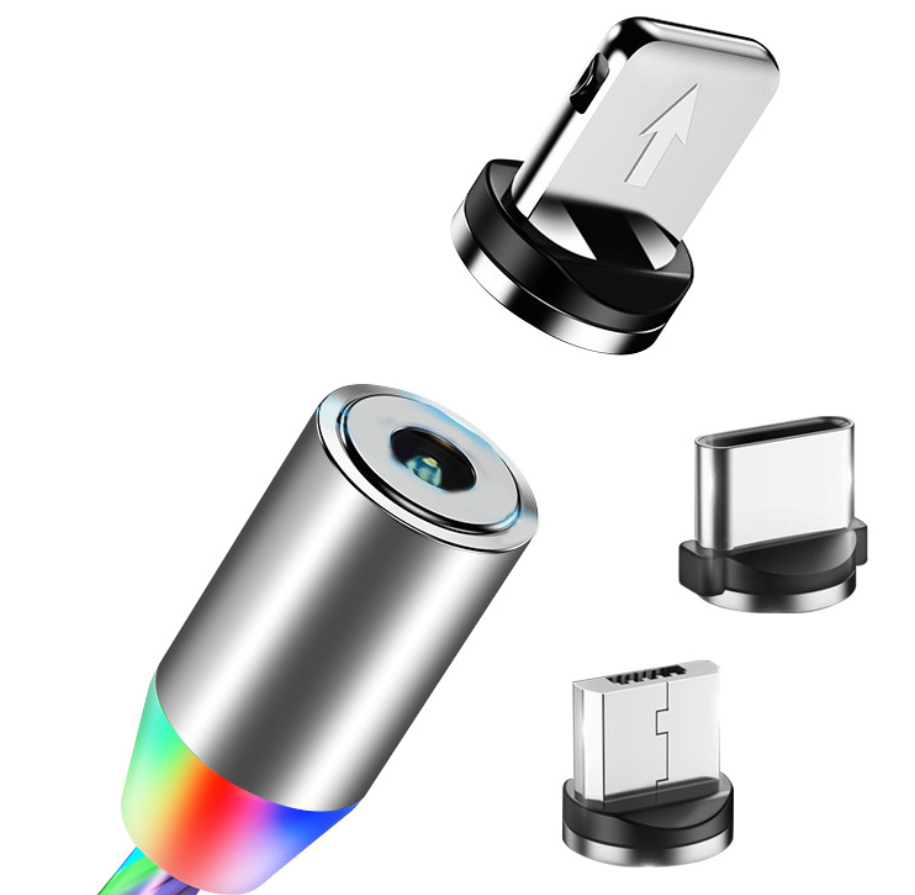 Magnetische Ladesteckdose für iPhone & Android Type-C