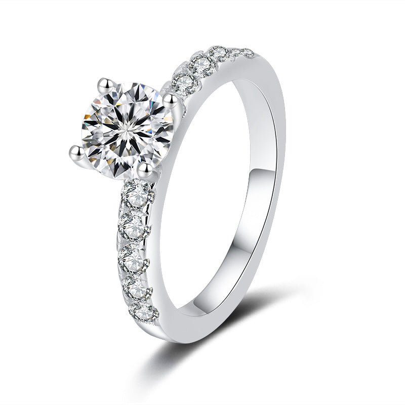 Moissanit Ring aus 925er Sterling Silber – Bild 1 | LuxeStyle
