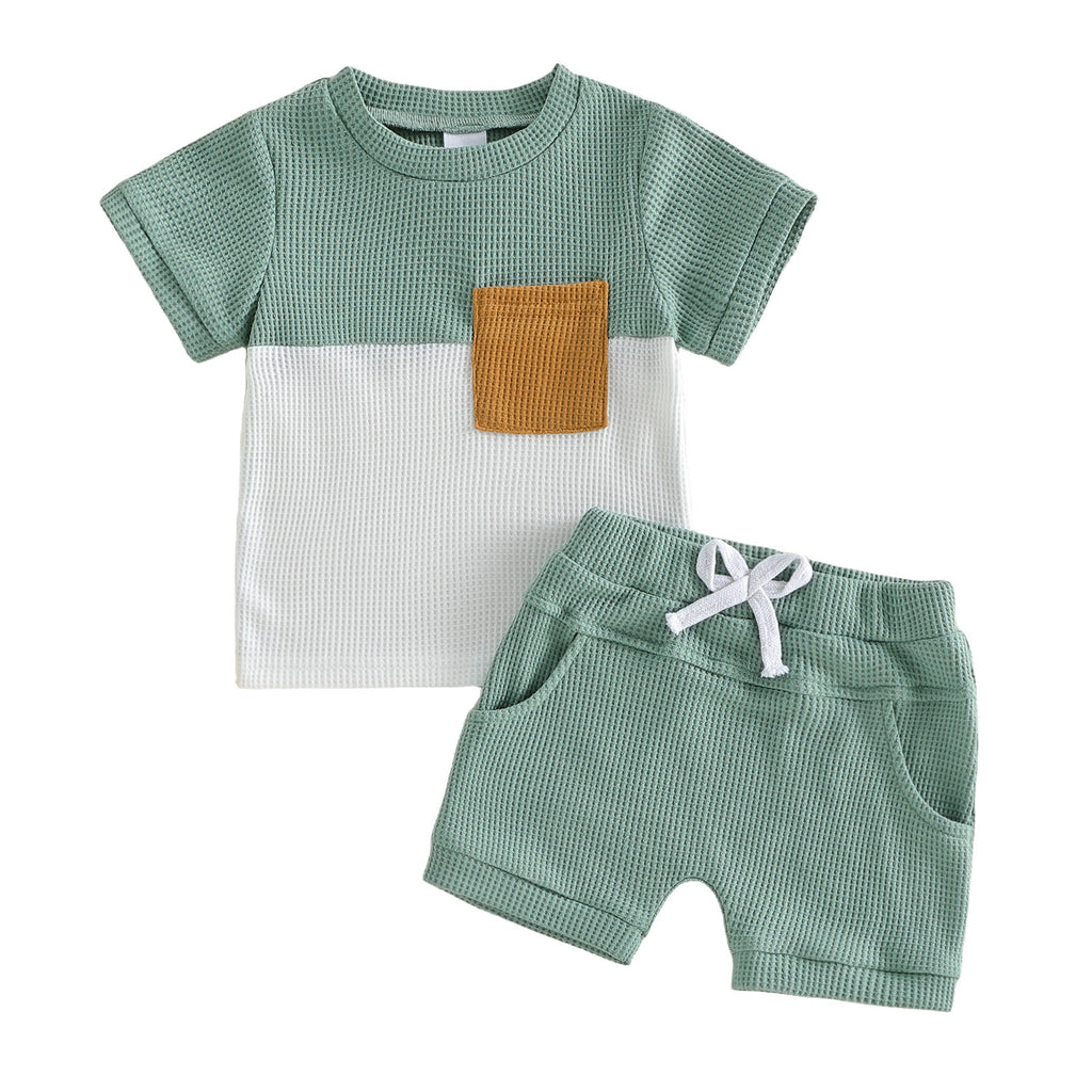 Baby-Sommer-Set mit Oberteil und Shorts – Bild 3 | LuxeStyle