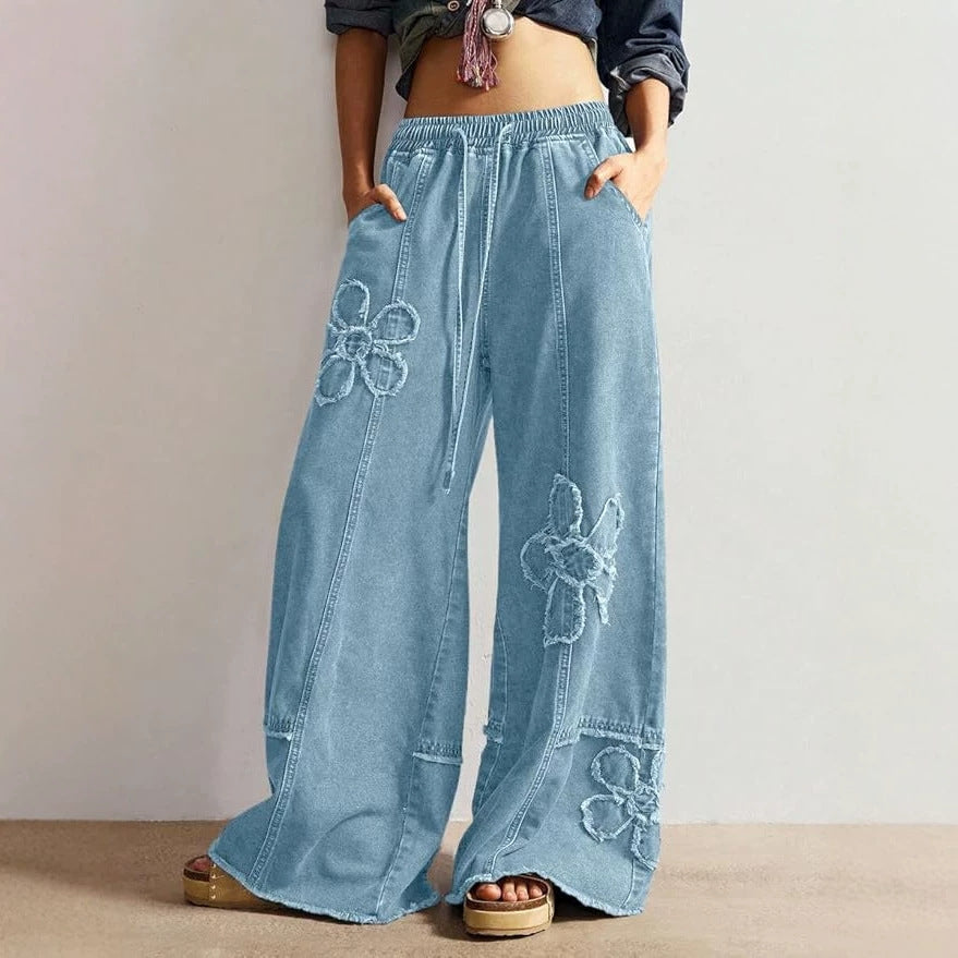 Stickereie Jeans