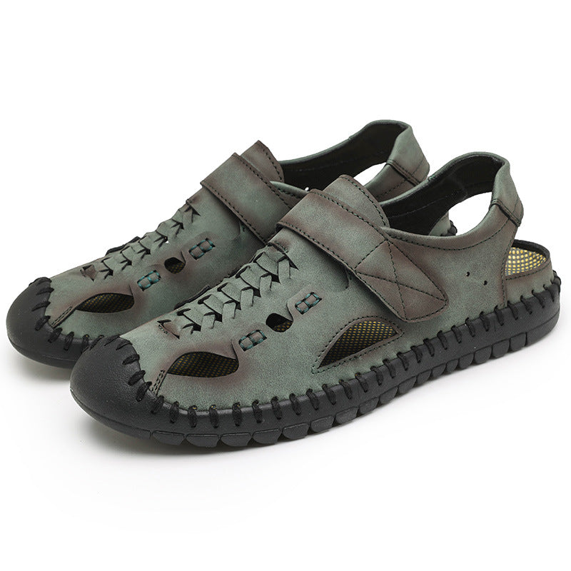 Outdoor-Leder-Sandalen