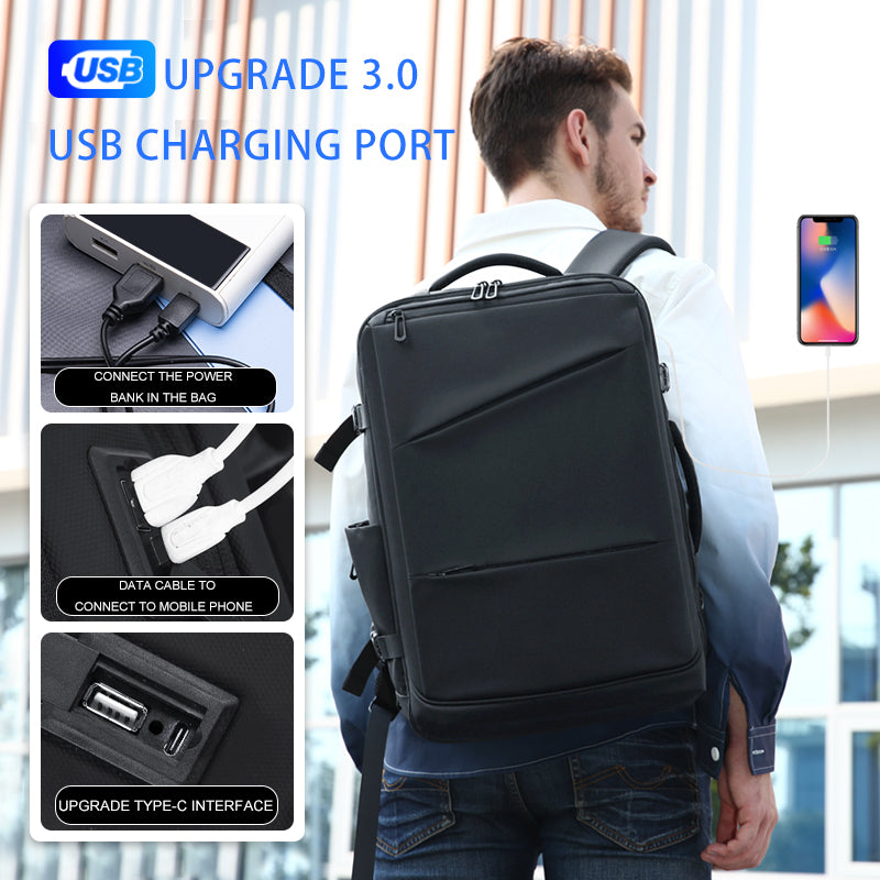 Multifunktionaler Rucksack für Männer – Bild 3 | LuxeStyle