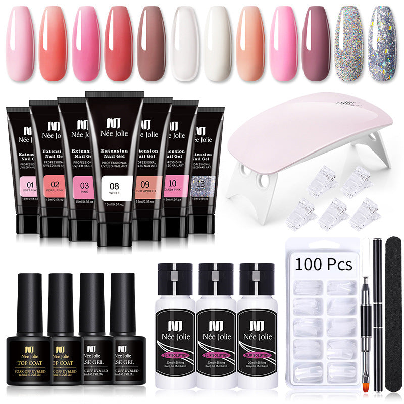 Crystal Quick-Dry Verlängerungsgel Set 15ml