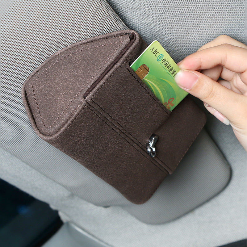 Auto-Aufbewahrungsbox aus Wildleder