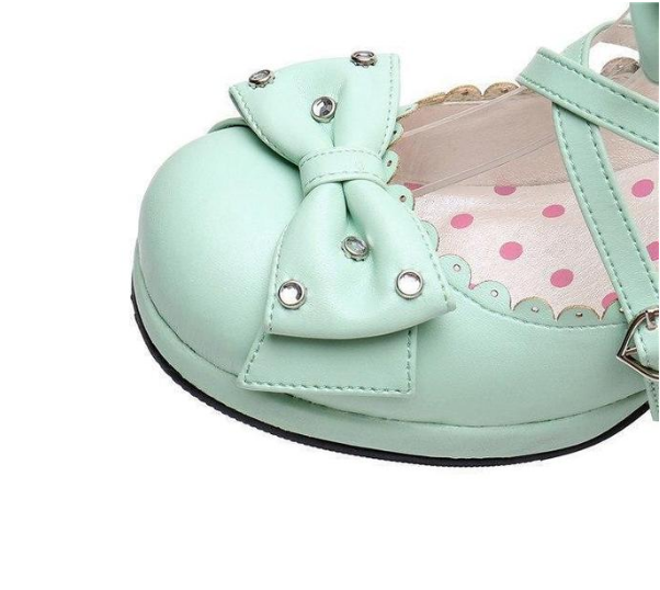 Lolita High Heels mit Strass-Schleife für Kinder – Bild 10 | LuxeStyle