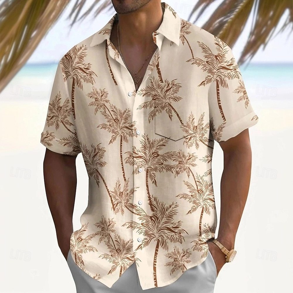 Coconut Baum Print-Shirt – Bild 8 | LuxeStyle
