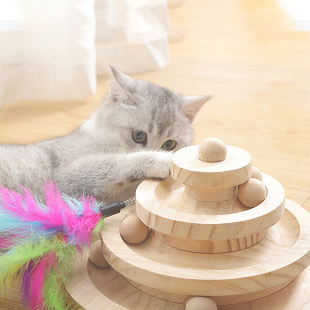 Doumao Kratzbaum mit Drehteller und Ball