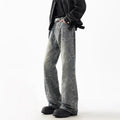 Jacquard Denim Cropped Flared Hose Herren – Bild 1 | LuxeStyle