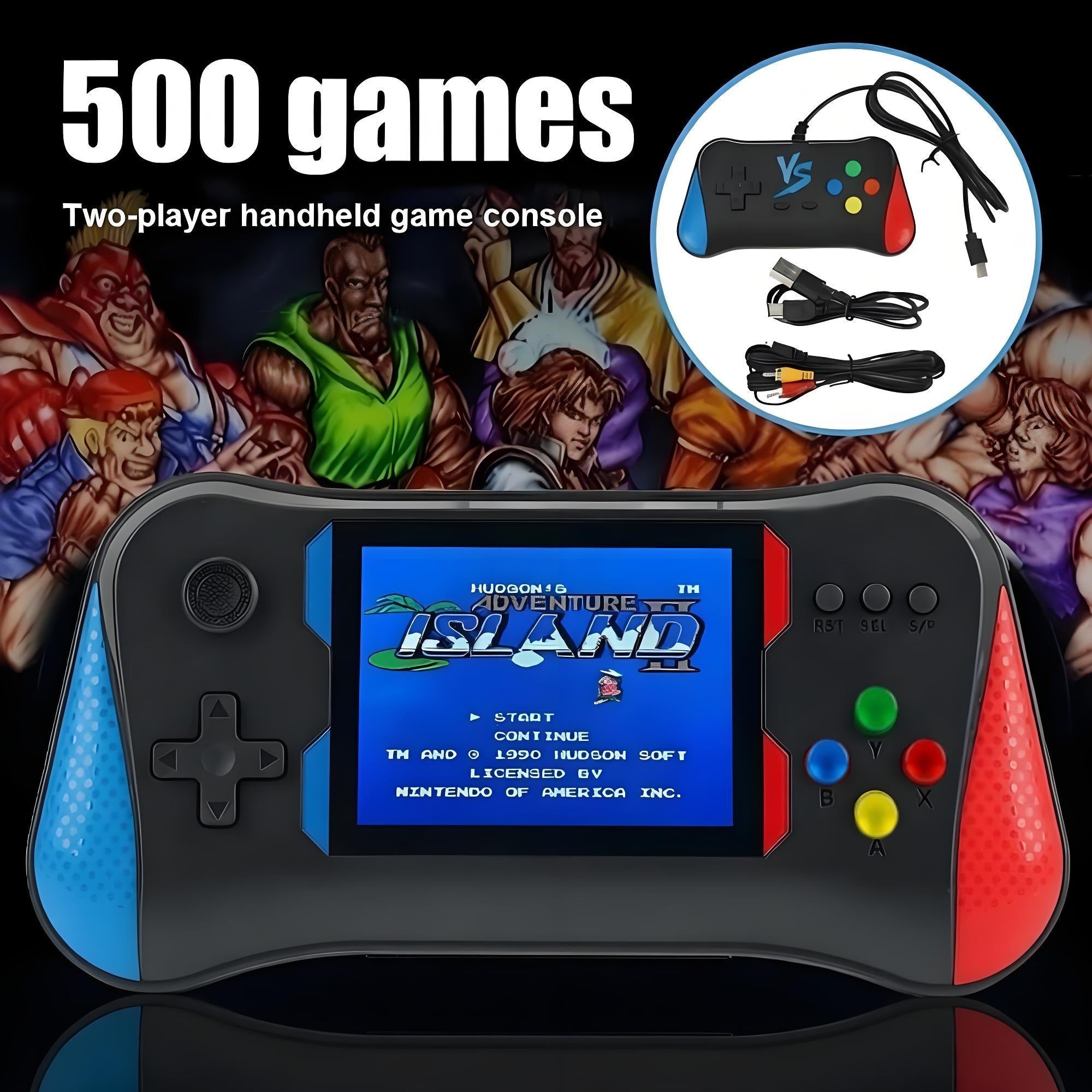 Retro Handheld Konsole mit 500 Spielen – Ansicht 6
