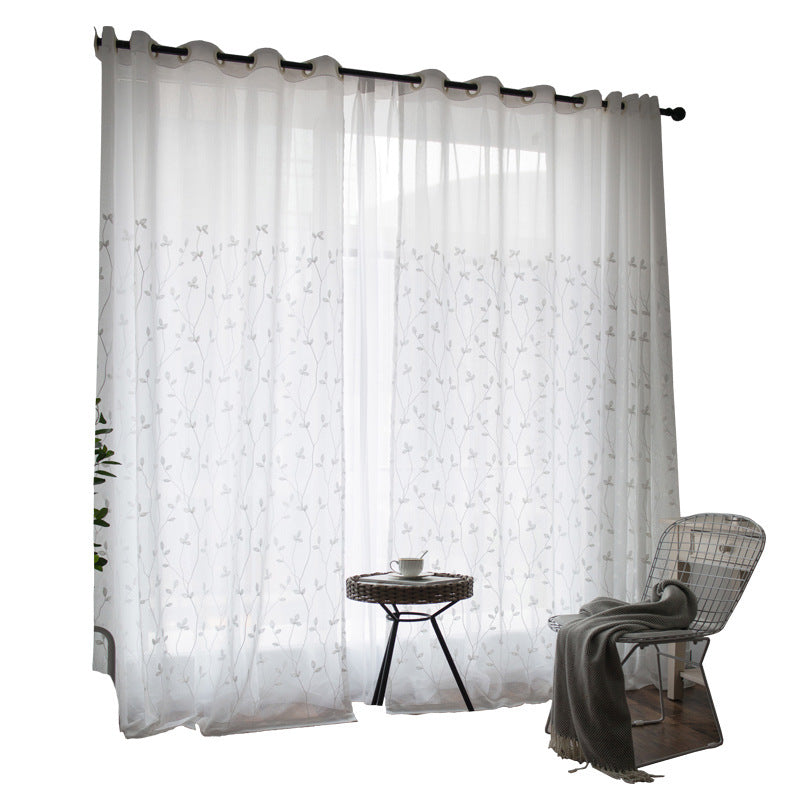 Bestickter Vorhang mit Lichtdurchlass – Bild 3 | LuxeStyle