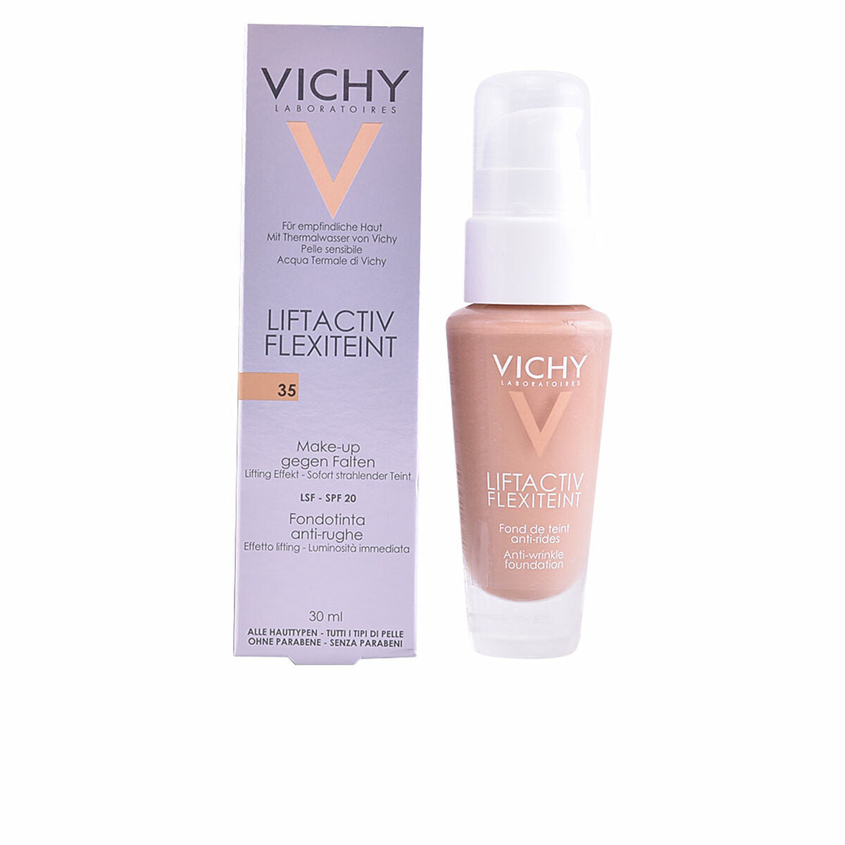 Flüssig-Make-up-Grundierung Liftactiv Flexiteint Vichy Spf 20 – LuxeStyle Schweiz