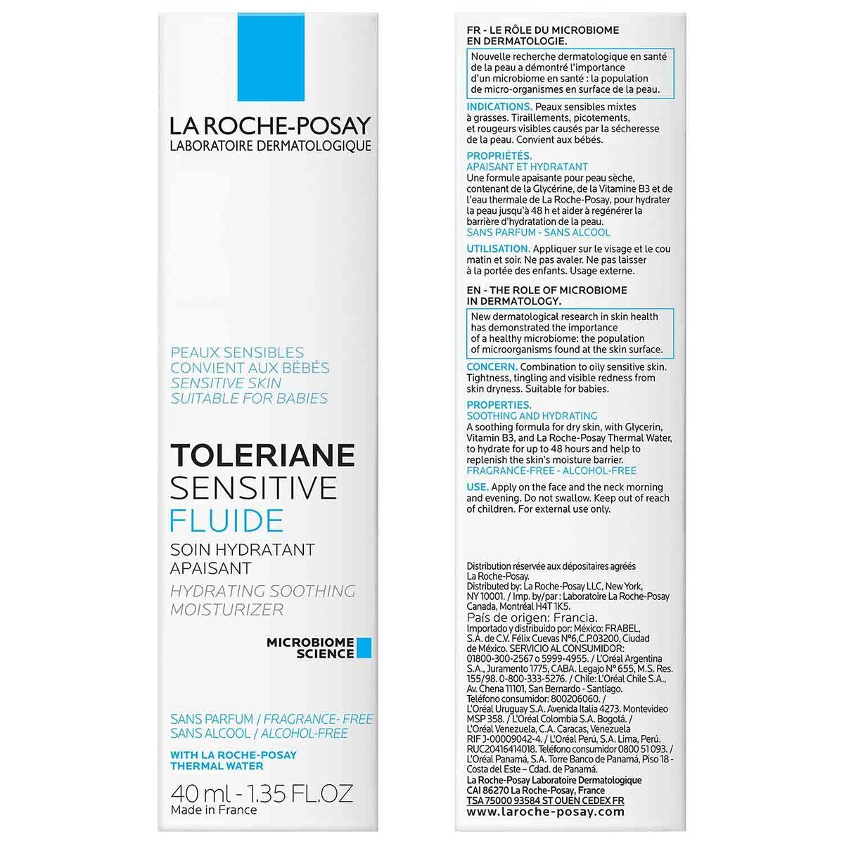 Feuchtigkeitsspendend Gesichtsbehandlung La Roche Posay TOLERIANE SENS