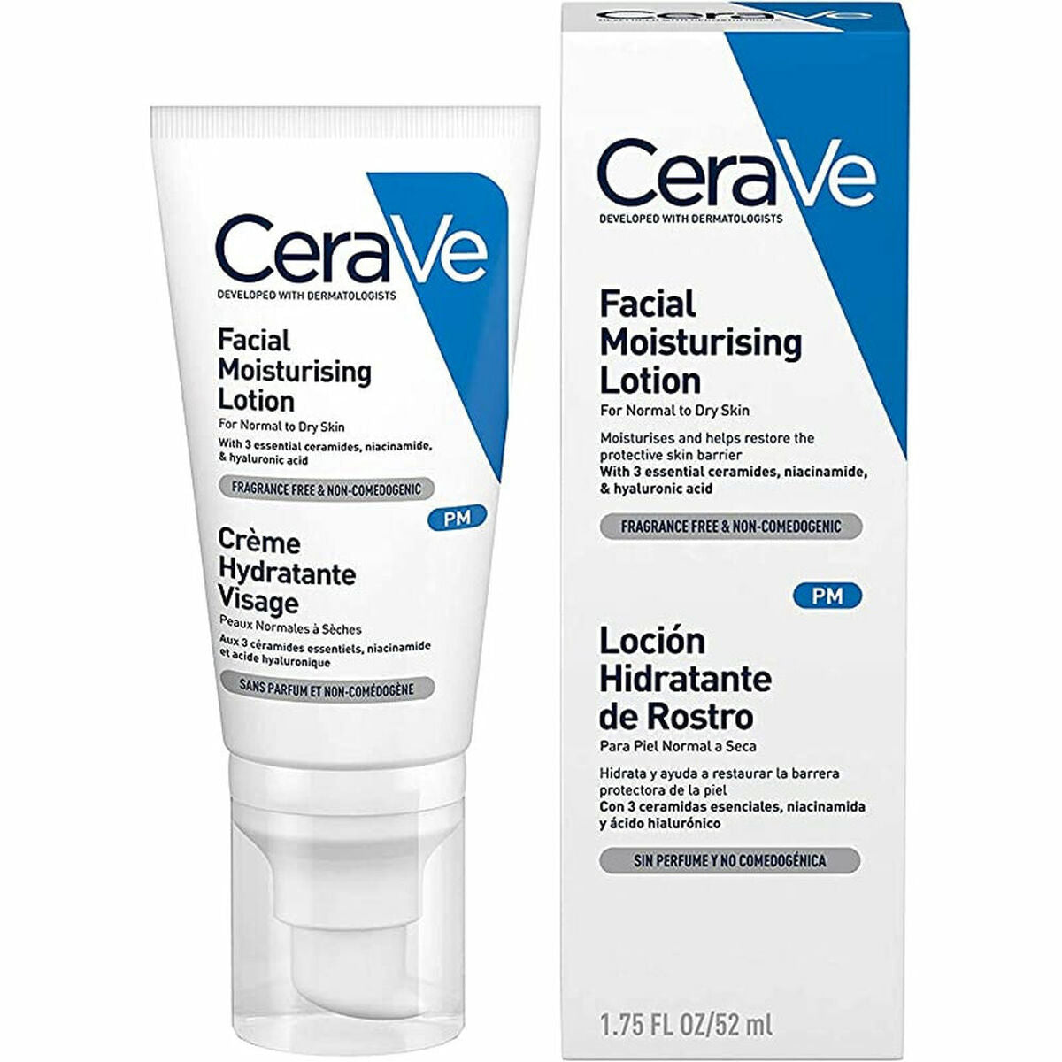 Feuchtigkeitsspendende Gesichtslotion CeraVe CERAVE MOISTURISING 52 ml