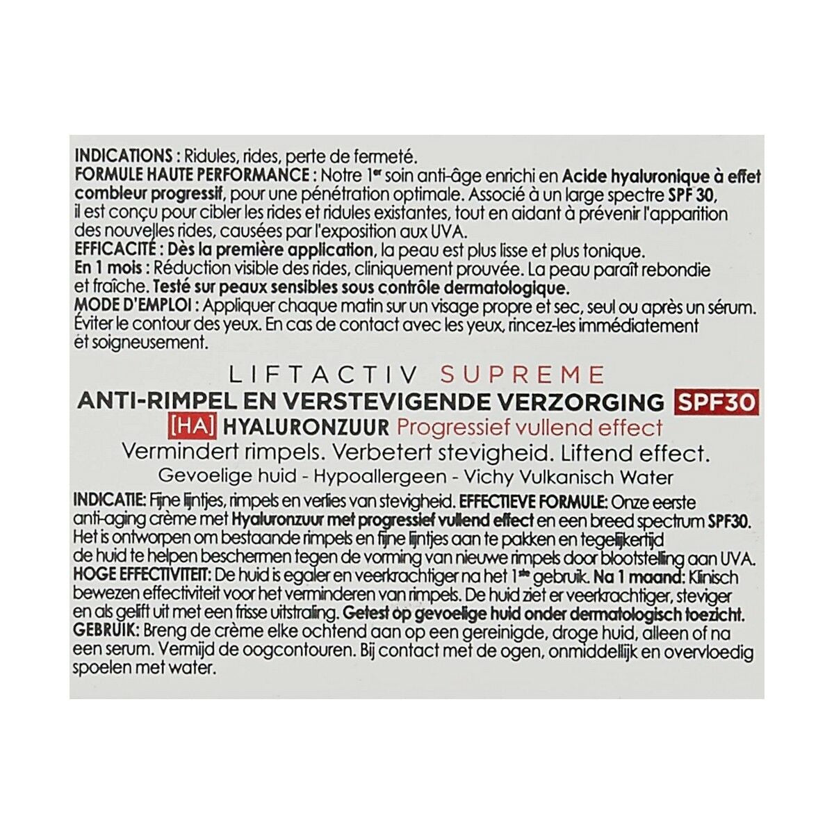 Anti-Aging-Tagescreme Vichy LIFTACTIV Spf 30 50 ml