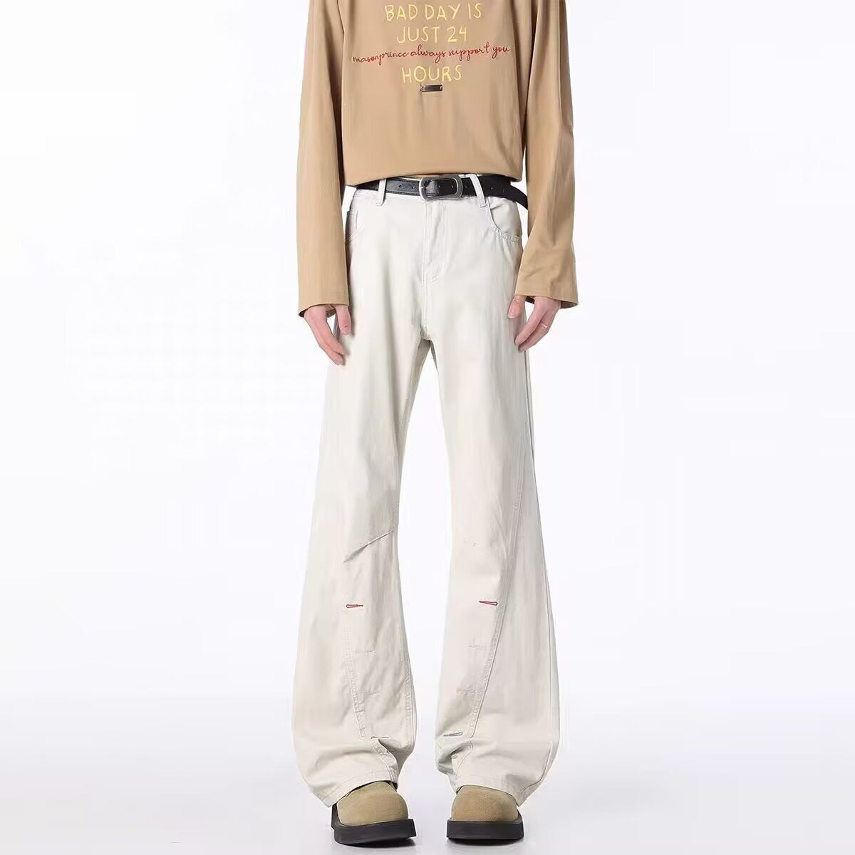 Bootcut Jeans mit seitlichem Reissverschluss – Bild 6 | LuxeStyle