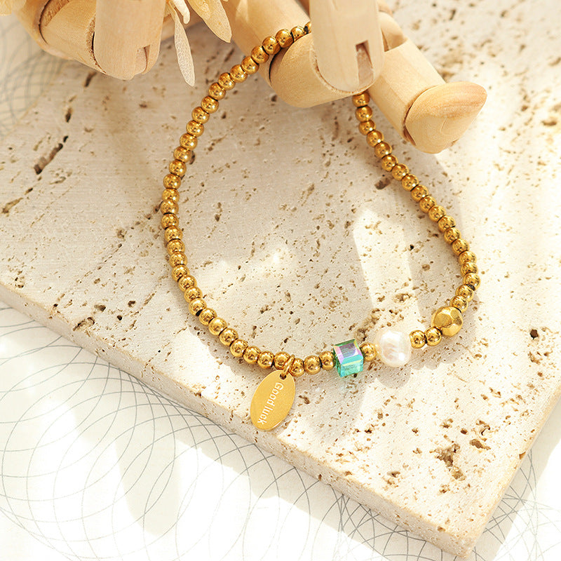 Armband Süsswasserperlen Patchwork – Bild 4 | LuxeStyle