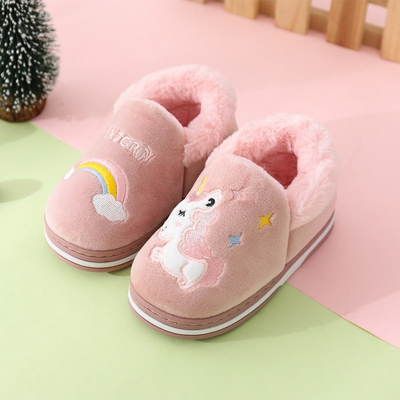 Regenbogenpferde-Slipper – Bild 1 | LuxeStyle
