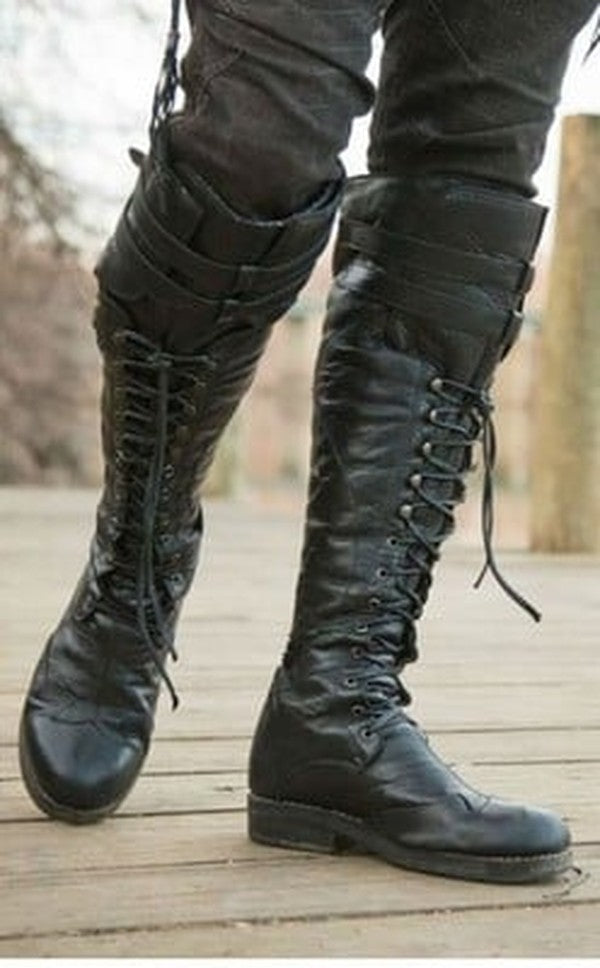 Hoher Herrenstiefel mit niedrigem Absatz – Bild 11 | LuxeStyle